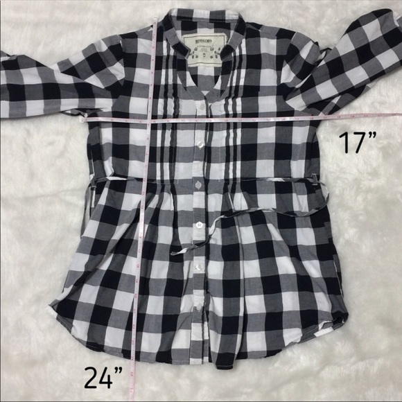 Buffalo Check Tie-Back Tunic - Picture 5 of 6
